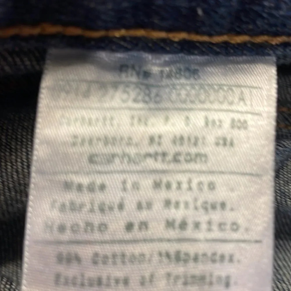 CARHARTT Mens relaxed fit denim jeans - Picture 9 of 14